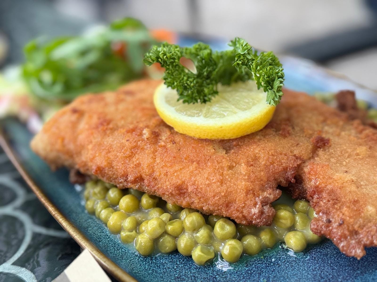 Goldbraunes Schnitzel